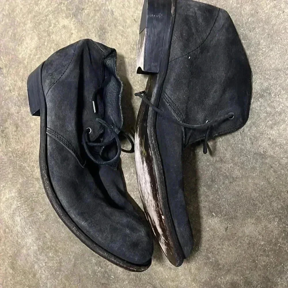 All Saintsmens charcoal gray suede leather chooka boots size 44/11